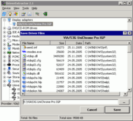 DriverExtractor screenshot